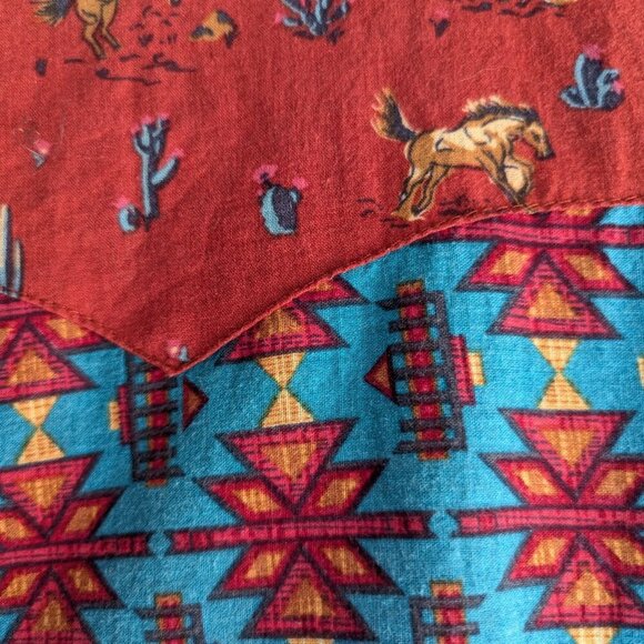 Tin Haul Horses and Southwestern Print button down top - Picture 8 of 8